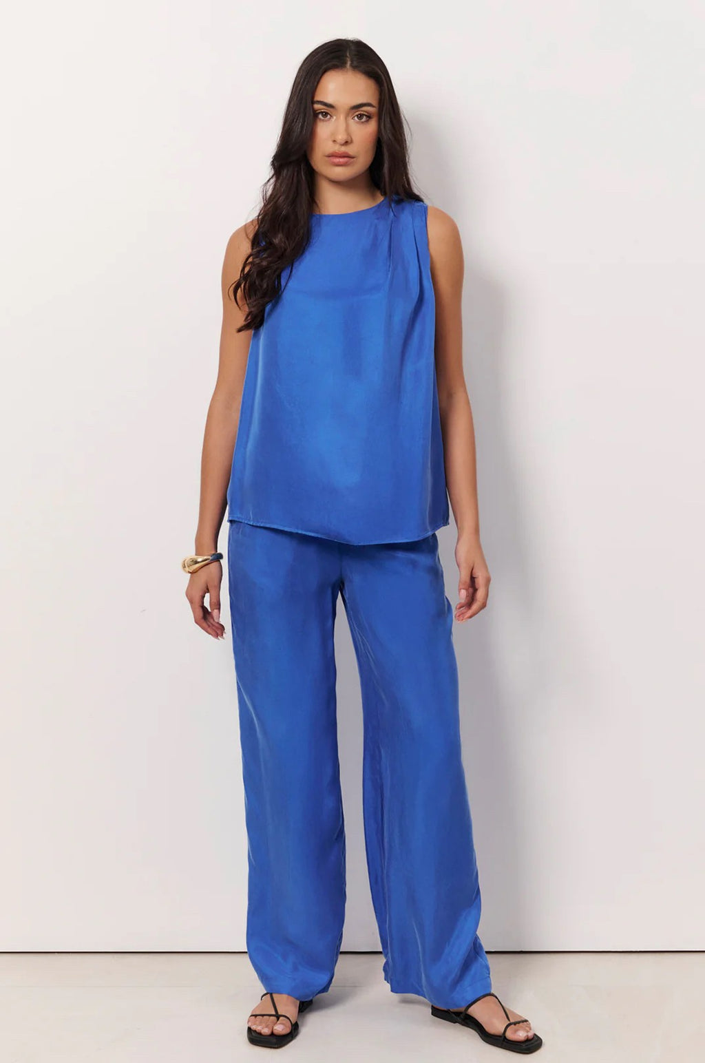 MILAN CUPRO SLEEVELESS TOP