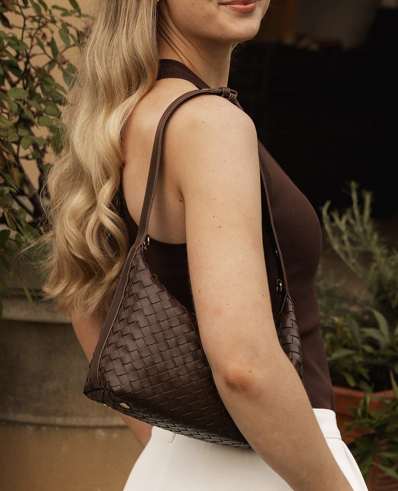 Madeline Chocolate Shoulder Bag