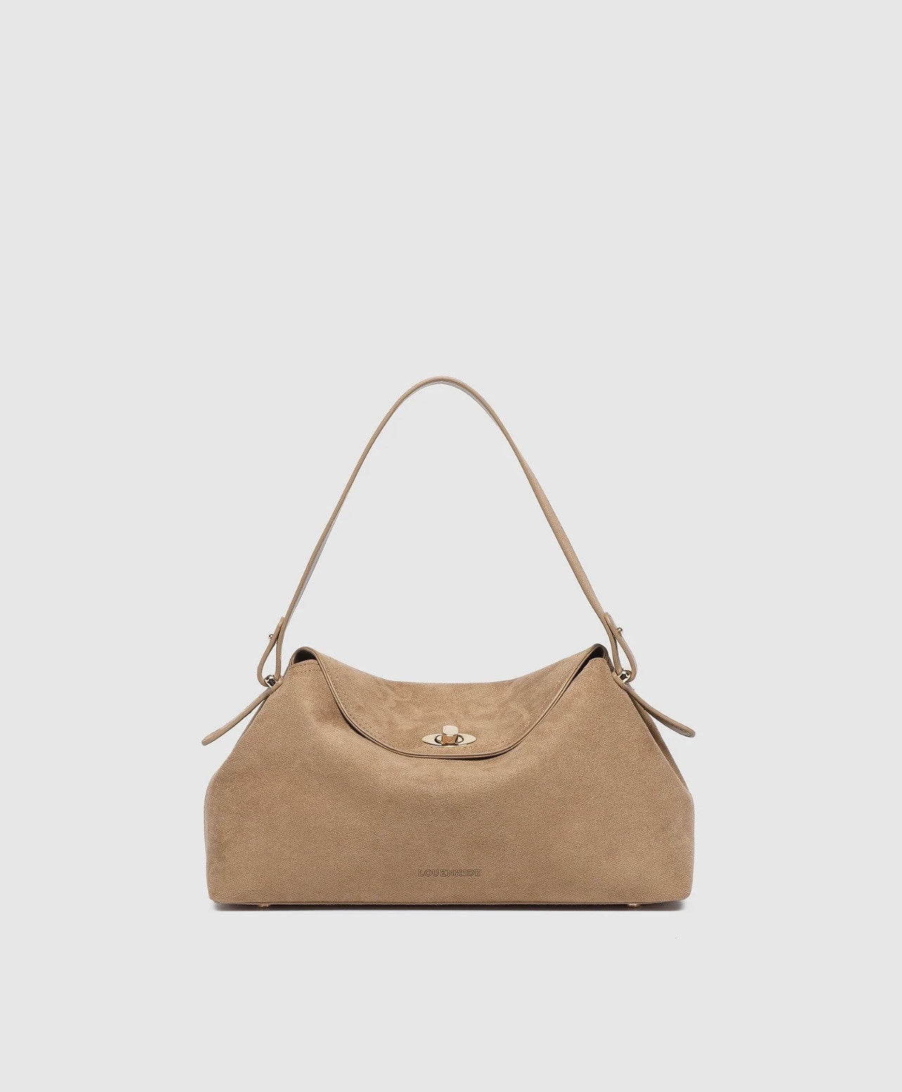 LOUENHIDE Nicole Honey Suedette Handbag