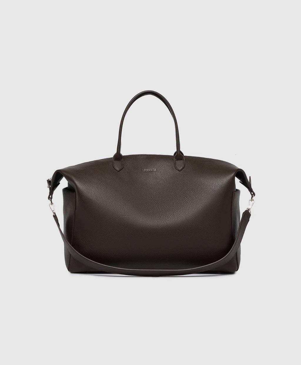 LOUENHIDE OHIO OVERNIGHT BAG CHOCOLATE