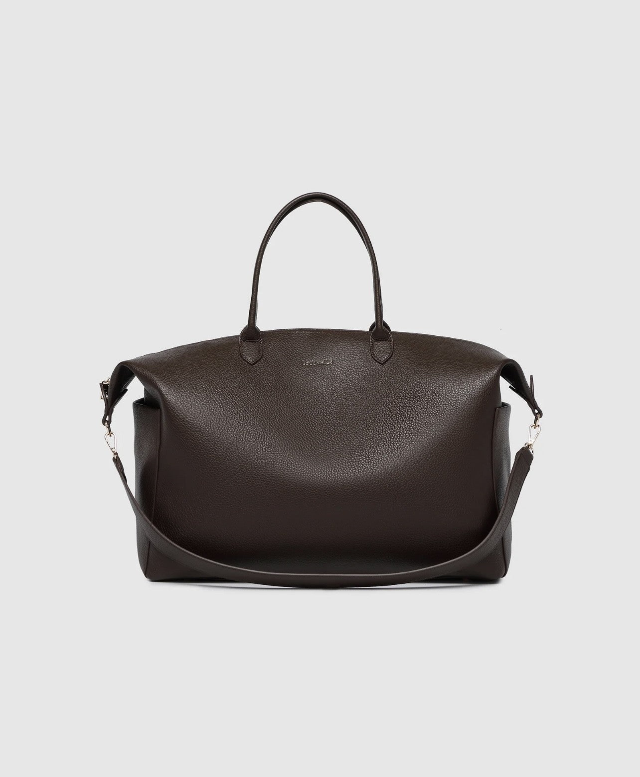 LOUENHIDE OHIO OVERNIGHT BAG CHOCOLATE