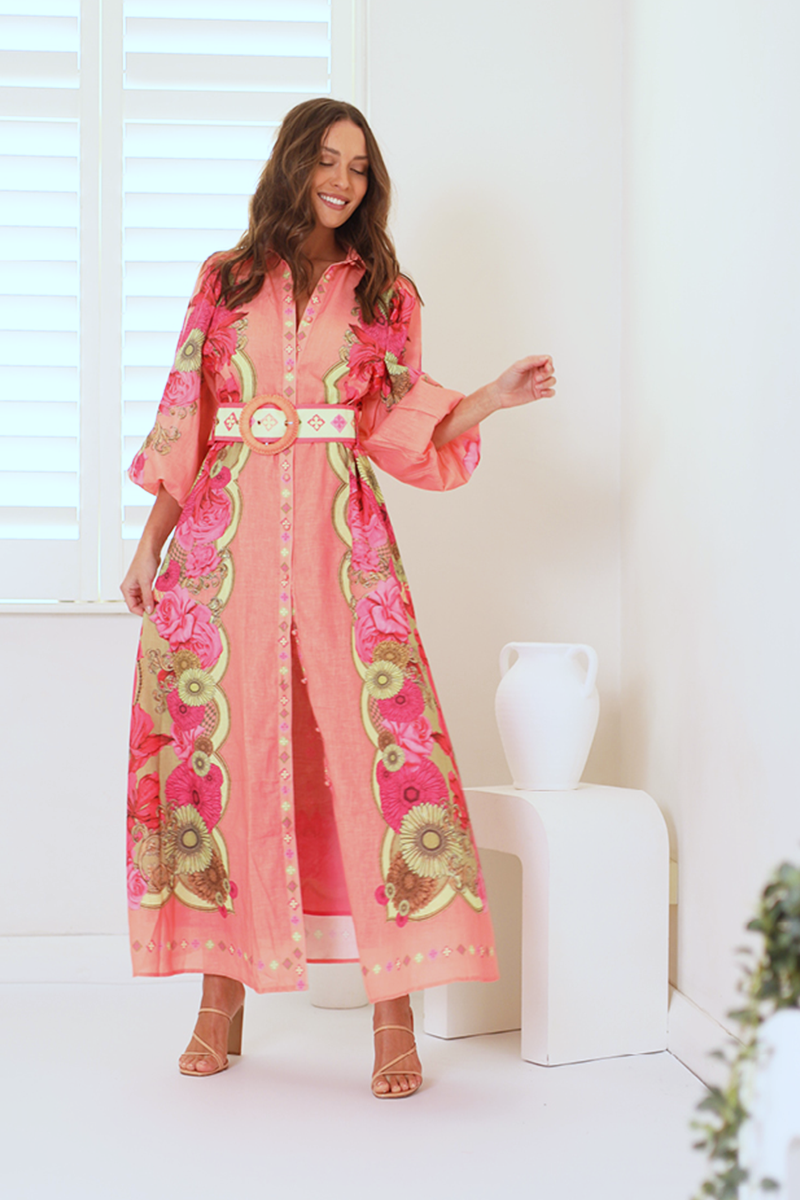 PEACH AND YELLOW FLOWER DELIGHT