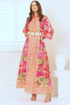 PEACH AND YELLOW FLOWER DELIGHT