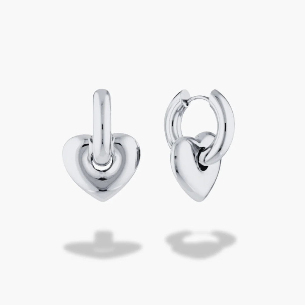 LISA PUFFY HEART EARRINGS