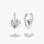 LISA PUFFY HEART EARRINGS