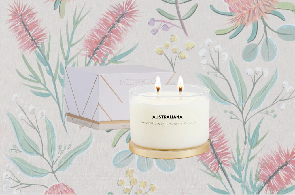 MEERABOO AUSTRALIANA GOLD LID SOY CANDLE