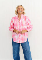TILLY PINK AND ORANGE SHIRT