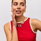 GIMMIE POSITANO CHARM NECKLACE-GOLD