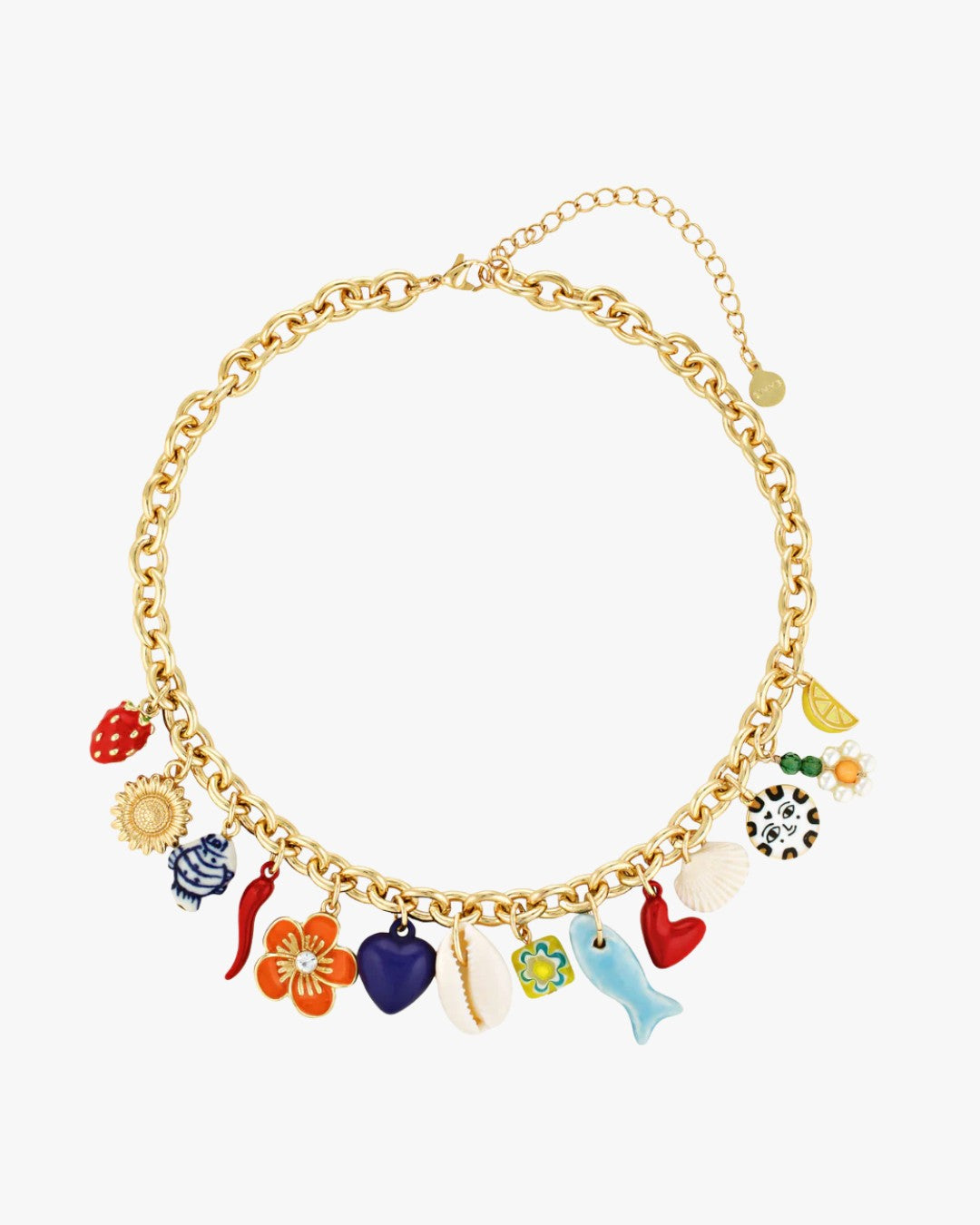 GIMMIE POSITANO CHARM NECKLACE-GOLD