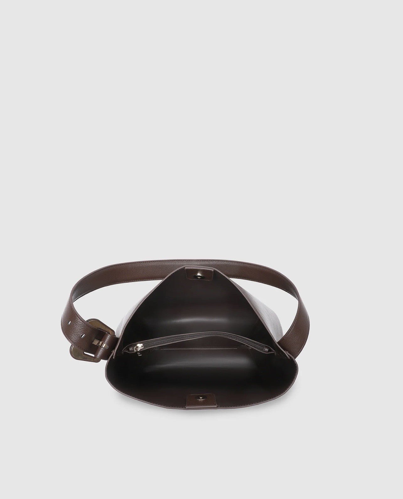 LOUENHIDE Peyton Chocolate Shoulder Bag